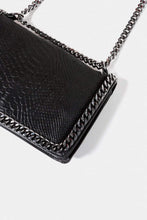 Load image into Gallery viewer, EMBOSSED CHAIN-TRIMMED BAG
