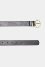 Load image into Gallery viewer, LEATHER BELT WITH BUCKLE