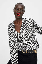 Load image into Gallery viewer, ZEBRA PRINT SHIRT