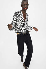 Load image into Gallery viewer, ZEBRA PRINT SHIRT