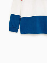 Load image into Gallery viewer, EMBROIDERED THREE-TONE POLO SHIRT