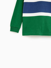 Load image into Gallery viewer, EMBROIDERED THREE-TONE POLO SHIRT