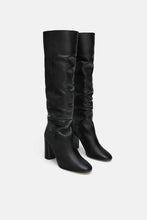 Load image into Gallery viewer, HIGH-HEEL LEATHER BOOTS