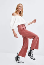 Load image into Gallery viewer, WIDE-LEG, HI-RISE COLOURED JEANS