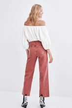 Load image into Gallery viewer, WIDE-LEG, HI-RISE COLOURED JEANS