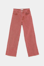 Load image into Gallery viewer, WIDE-LEG, HI-RISE COLOURED JEANS