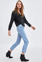 Load image into Gallery viewer, LEATHER WEDGE ANKLE BOOTS