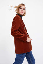 Load image into Gallery viewer, DOUBLE-BREASTED CORDUROY BLAZER